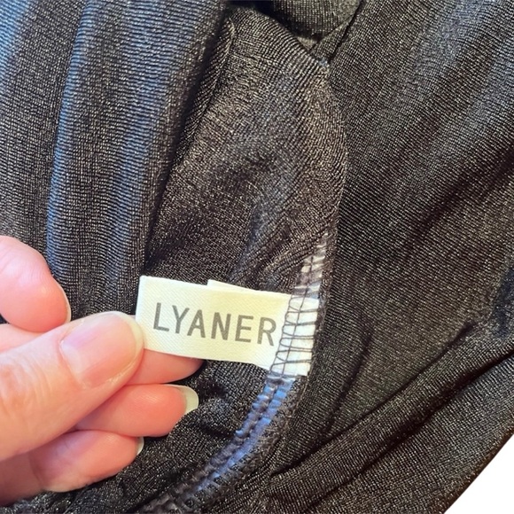 Layner Sexy One Shoulder Ruched Sleeveless Black Bodycon Dress Size M - Picture 11 of 12